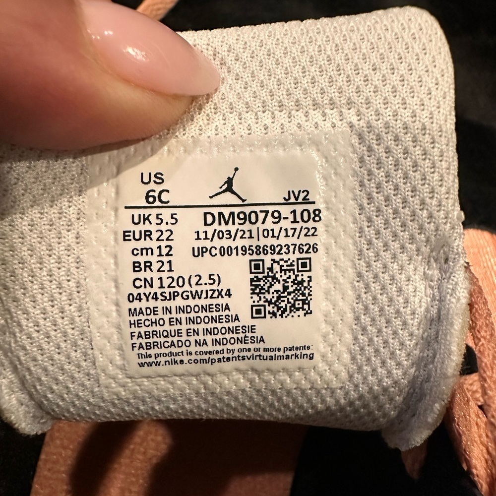 AUTHENTIC NWT from StockX-JORDAN 1 MID GS “LIGHT MADDER ROOT" 6C - Picture 14 of 16